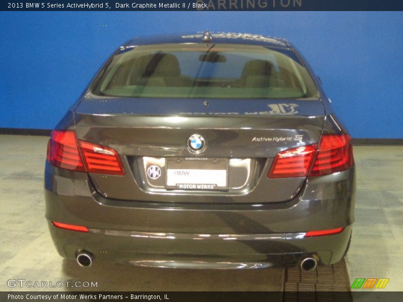 Dark Graphite Metallic II / Black 2013 BMW 5 Series ActiveHybrid 5