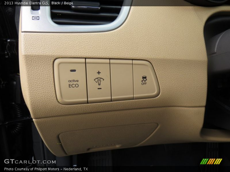 Black / Beige 2013 Hyundai Elantra GLS
