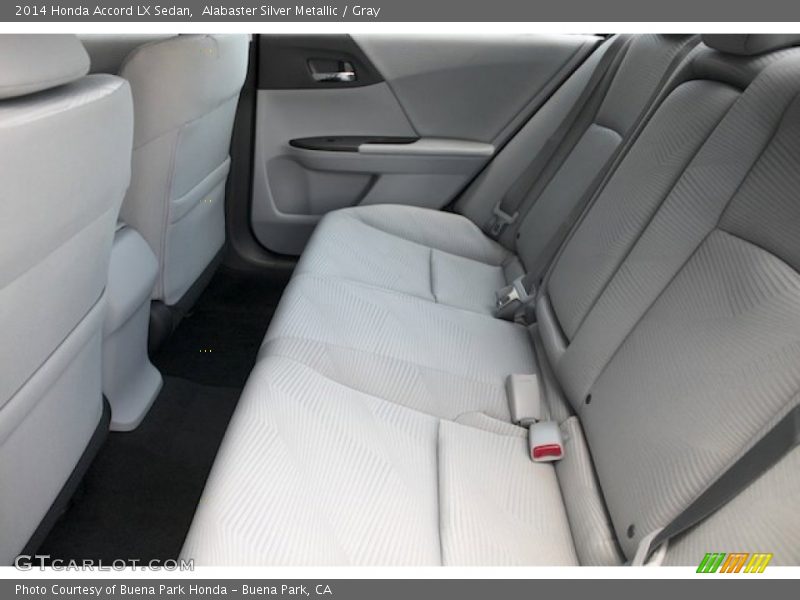 Alabaster Silver Metallic / Gray 2014 Honda Accord LX Sedan