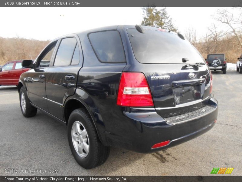 Midnight Blue / Gray 2009 Kia Sorento LX
