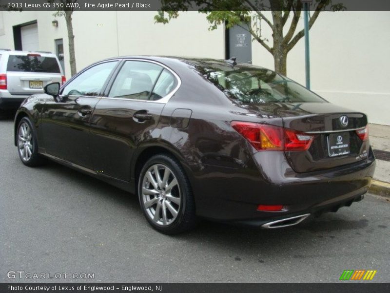 Fire Agate Pearl / Black 2013 Lexus GS 350 AWD