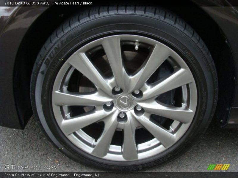 Fire Agate Pearl / Black 2013 Lexus GS 350 AWD
