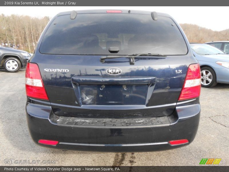 Midnight Blue / Gray 2009 Kia Sorento LX