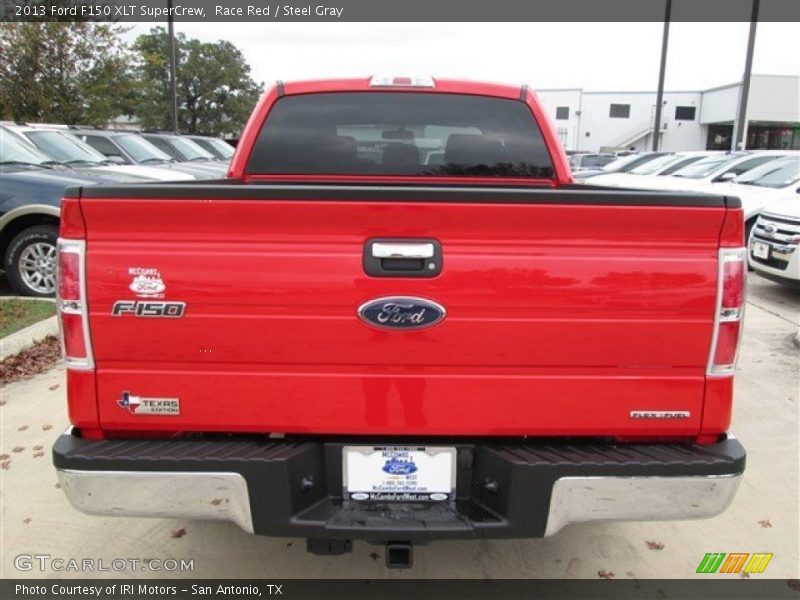 Race Red / Steel Gray 2013 Ford F150 XLT SuperCrew