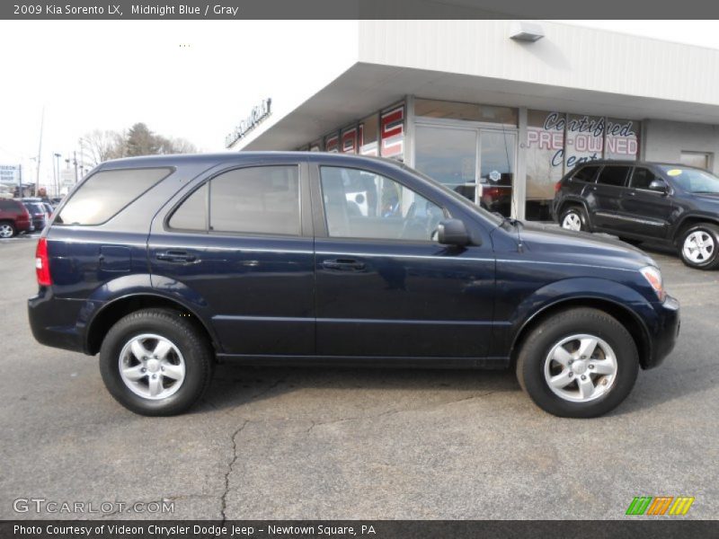 Midnight Blue / Gray 2009 Kia Sorento LX