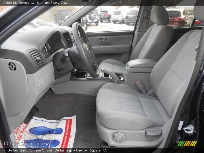 Midnight Blue / Gray 2009 Kia Sorento LX