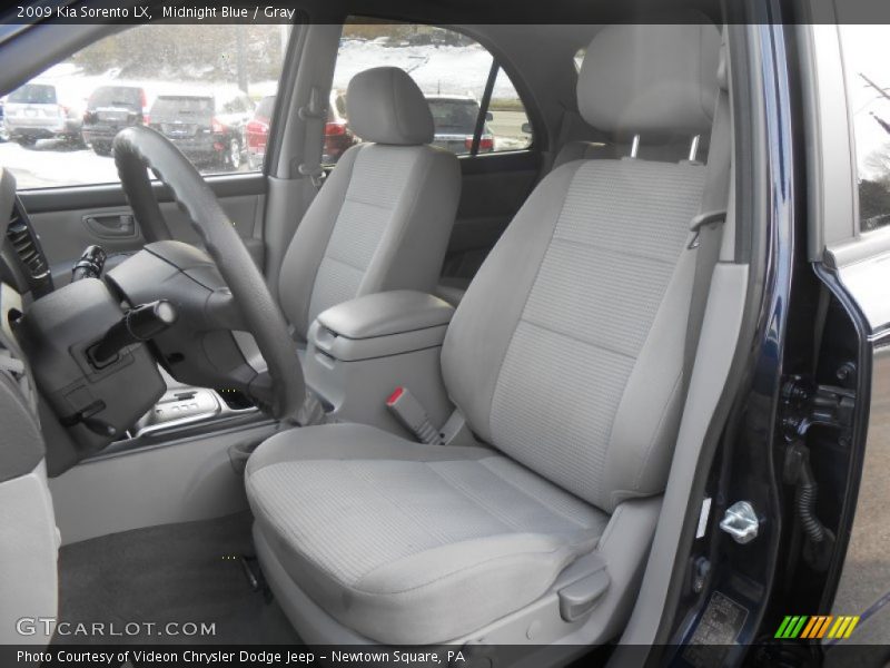 Midnight Blue / Gray 2009 Kia Sorento LX
