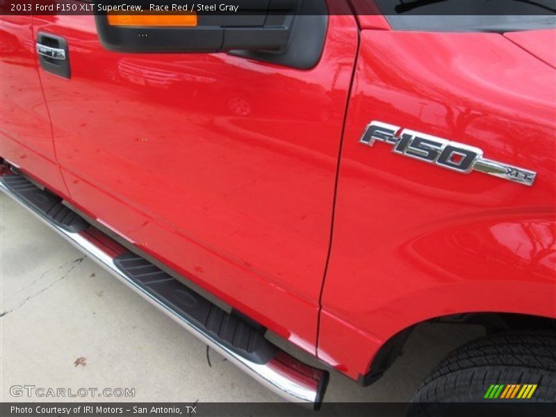 Race Red / Steel Gray 2013 Ford F150 XLT SuperCrew