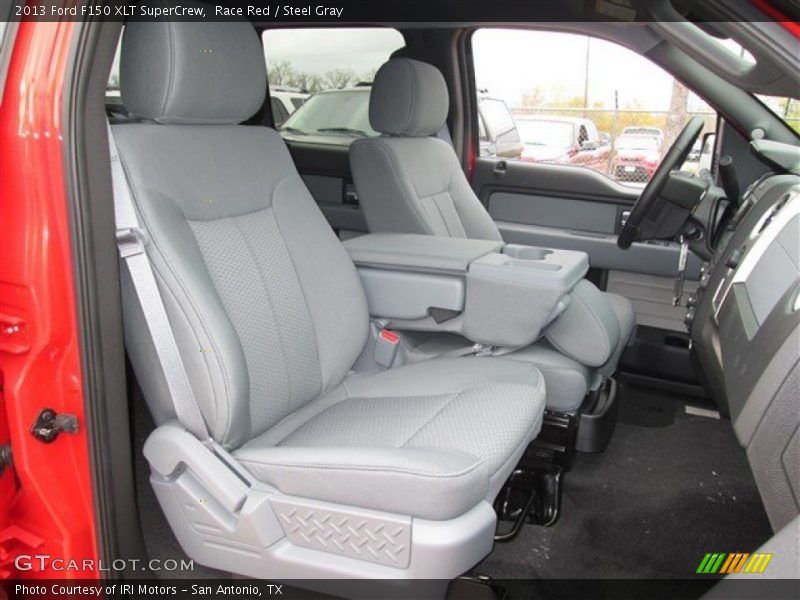 Race Red / Steel Gray 2013 Ford F150 XLT SuperCrew