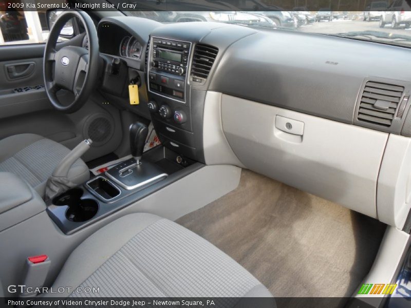 Midnight Blue / Gray 2009 Kia Sorento LX