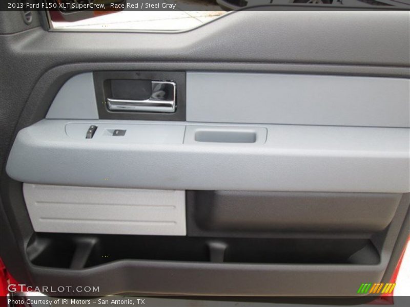 Race Red / Steel Gray 2013 Ford F150 XLT SuperCrew