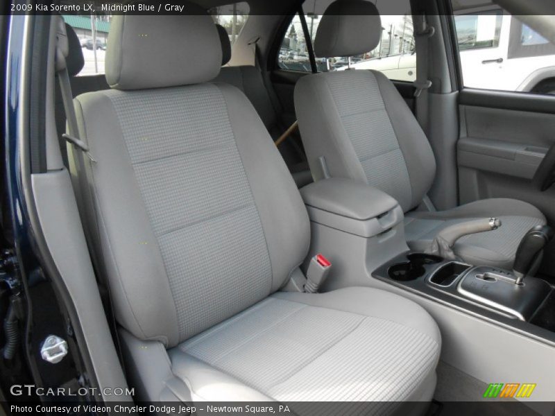 Midnight Blue / Gray 2009 Kia Sorento LX