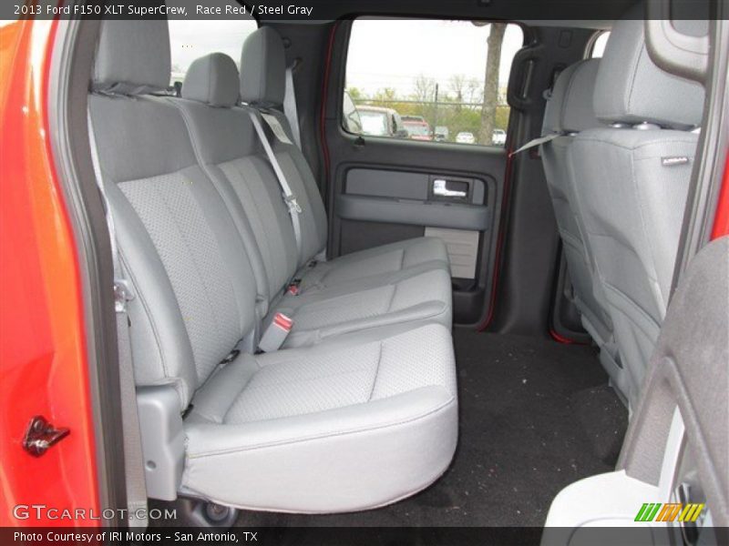 Race Red / Steel Gray 2013 Ford F150 XLT SuperCrew