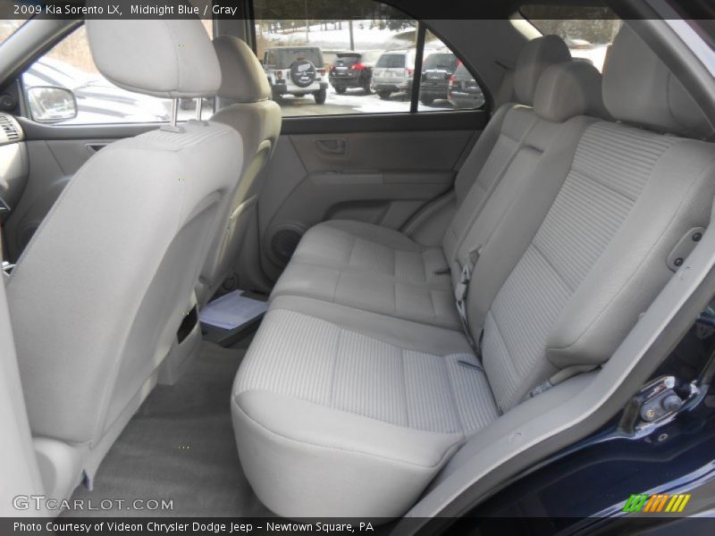 Midnight Blue / Gray 2009 Kia Sorento LX