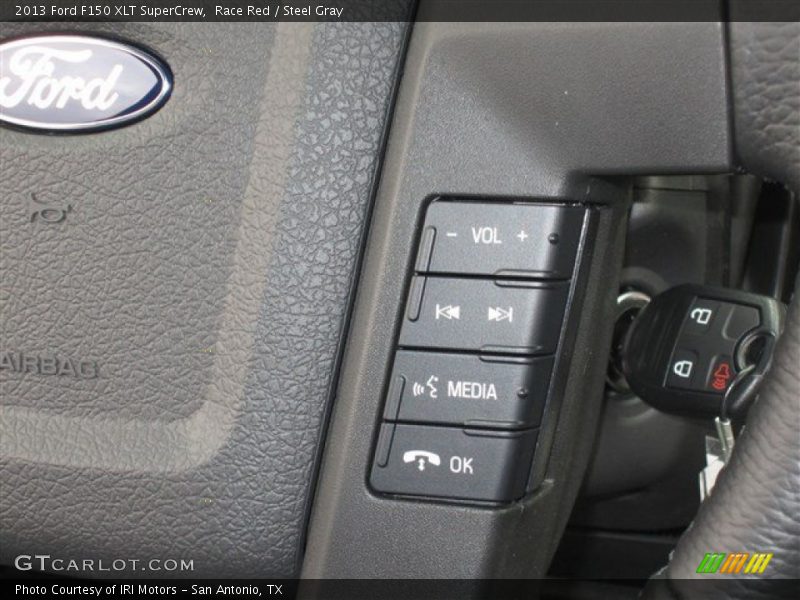 Race Red / Steel Gray 2013 Ford F150 XLT SuperCrew