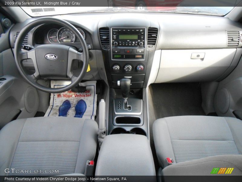 Midnight Blue / Gray 2009 Kia Sorento LX
