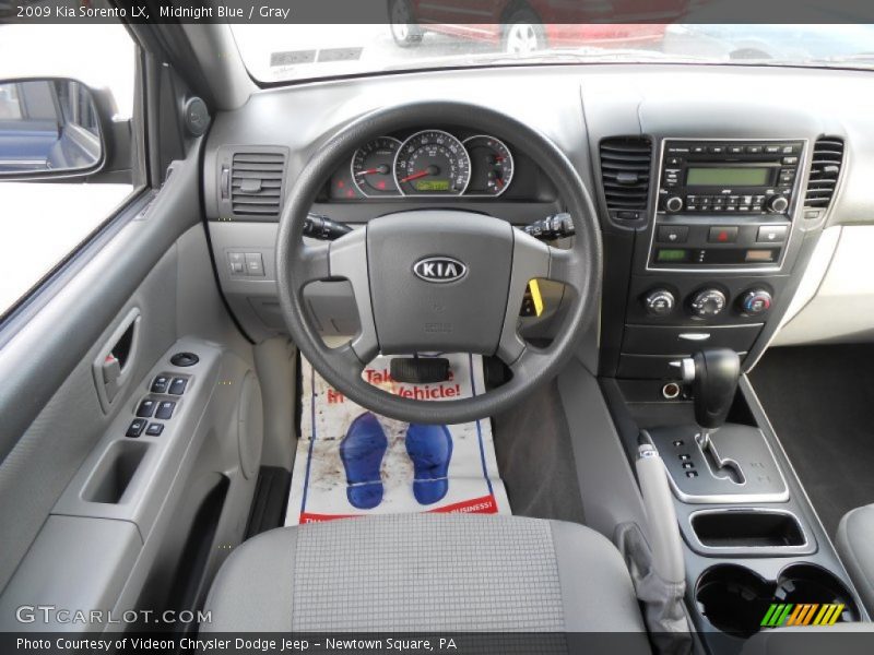 Midnight Blue / Gray 2009 Kia Sorento LX