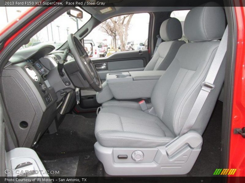Race Red / Steel Gray 2013 Ford F150 XLT SuperCrew