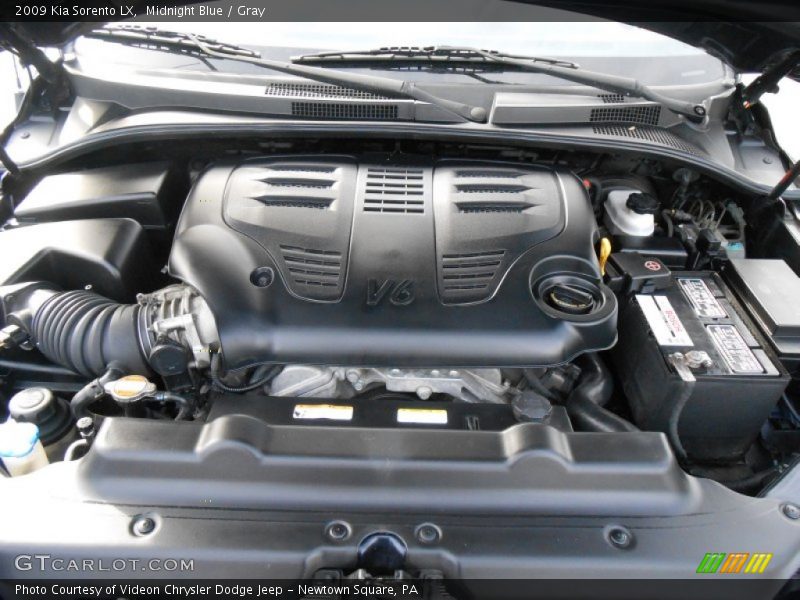 Midnight Blue / Gray 2009 Kia Sorento LX