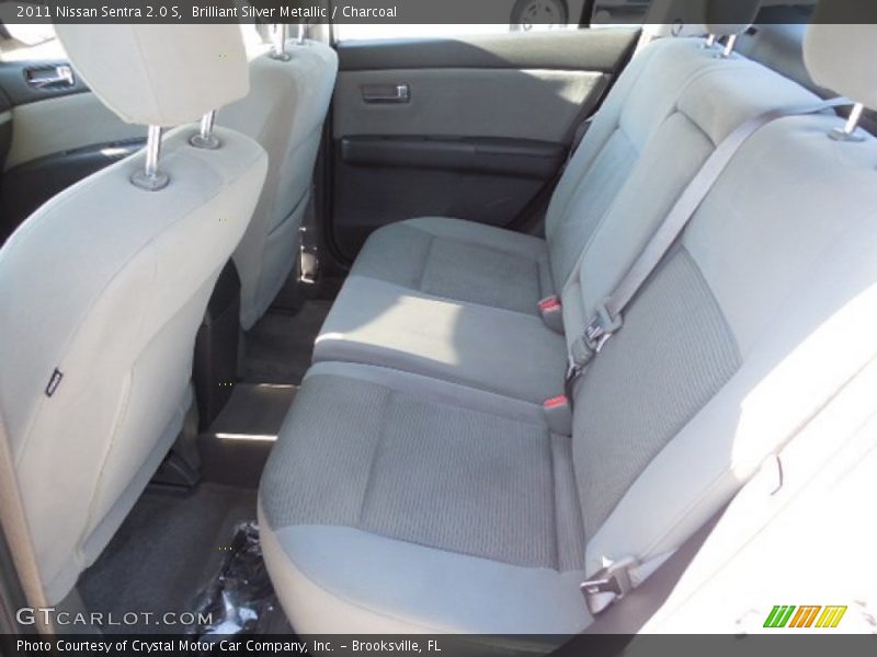 Brilliant Silver Metallic / Charcoal 2011 Nissan Sentra 2.0 S