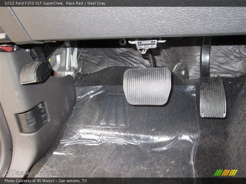 Race Red / Steel Gray 2013 Ford F150 XLT SuperCrew