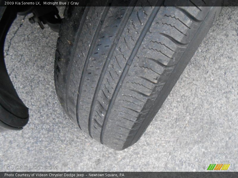 Midnight Blue / Gray 2009 Kia Sorento LX