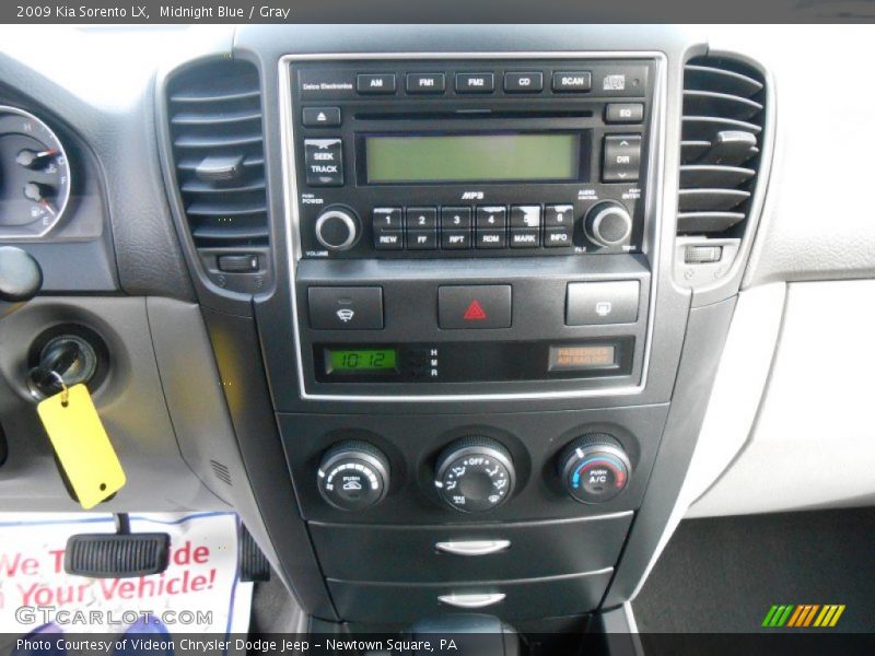 Midnight Blue / Gray 2009 Kia Sorento LX