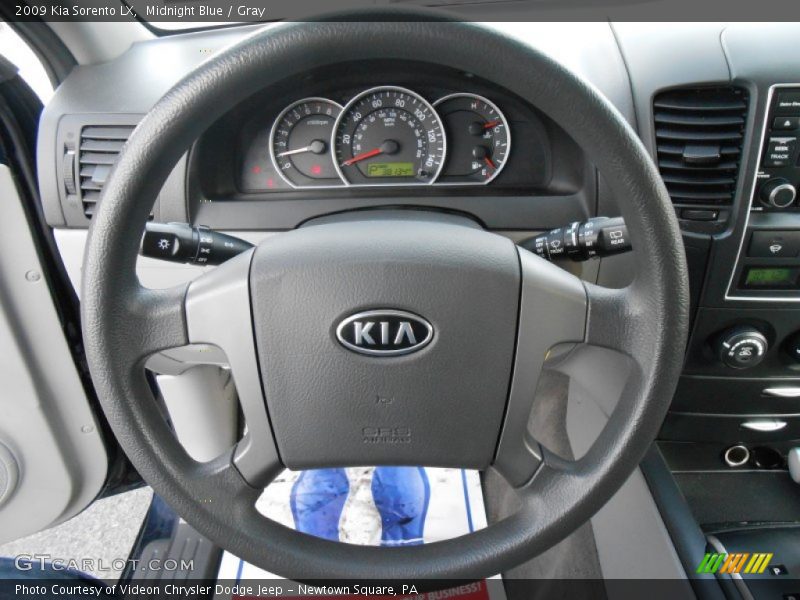 Midnight Blue / Gray 2009 Kia Sorento LX