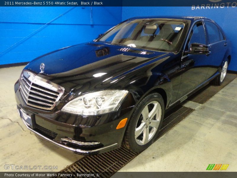Black / Black 2011 Mercedes-Benz S 550 4Matic Sedan