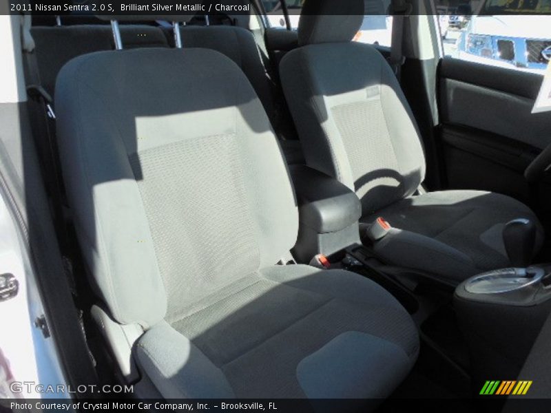 Brilliant Silver Metallic / Charcoal 2011 Nissan Sentra 2.0 S