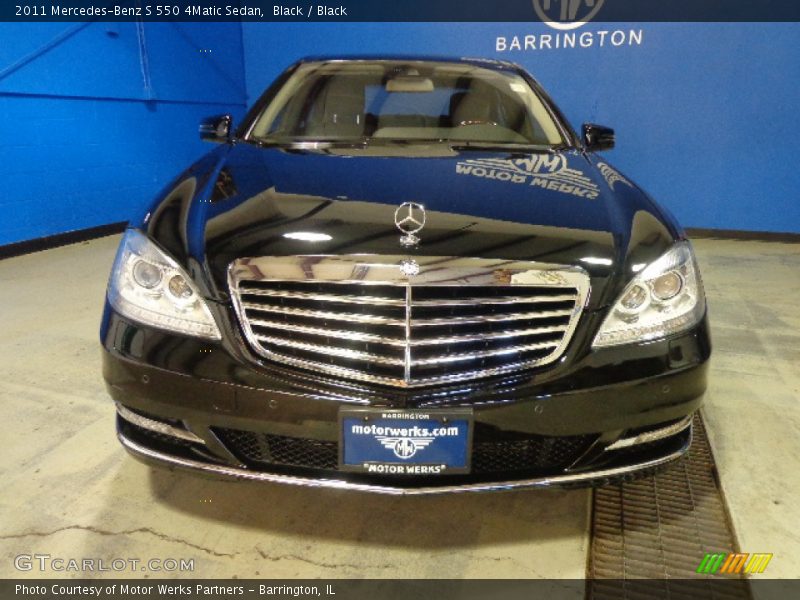 Black / Black 2011 Mercedes-Benz S 550 4Matic Sedan