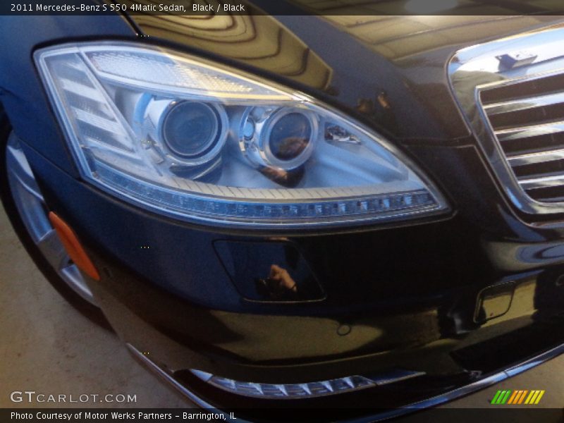 Black / Black 2011 Mercedes-Benz S 550 4Matic Sedan