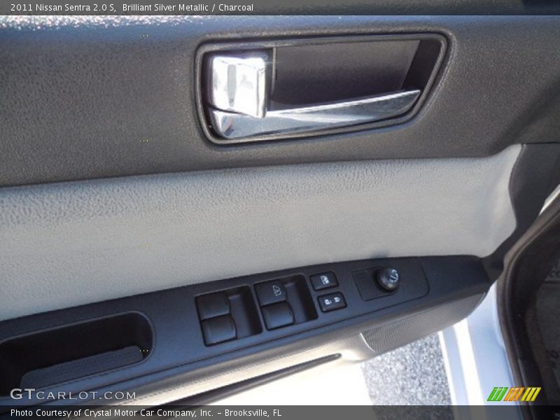 Brilliant Silver Metallic / Charcoal 2011 Nissan Sentra 2.0 S
