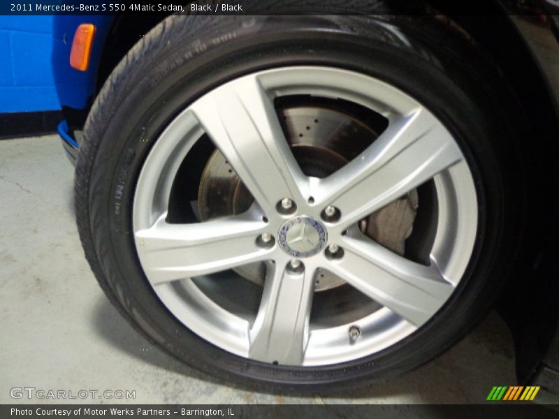 Black / Black 2011 Mercedes-Benz S 550 4Matic Sedan