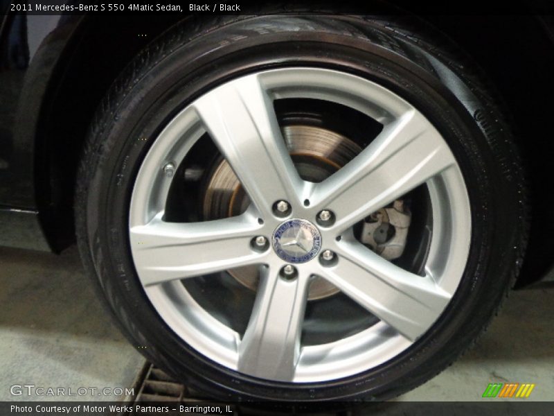 Black / Black 2011 Mercedes-Benz S 550 4Matic Sedan