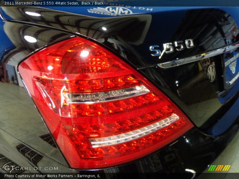 Black / Black 2011 Mercedes-Benz S 550 4Matic Sedan