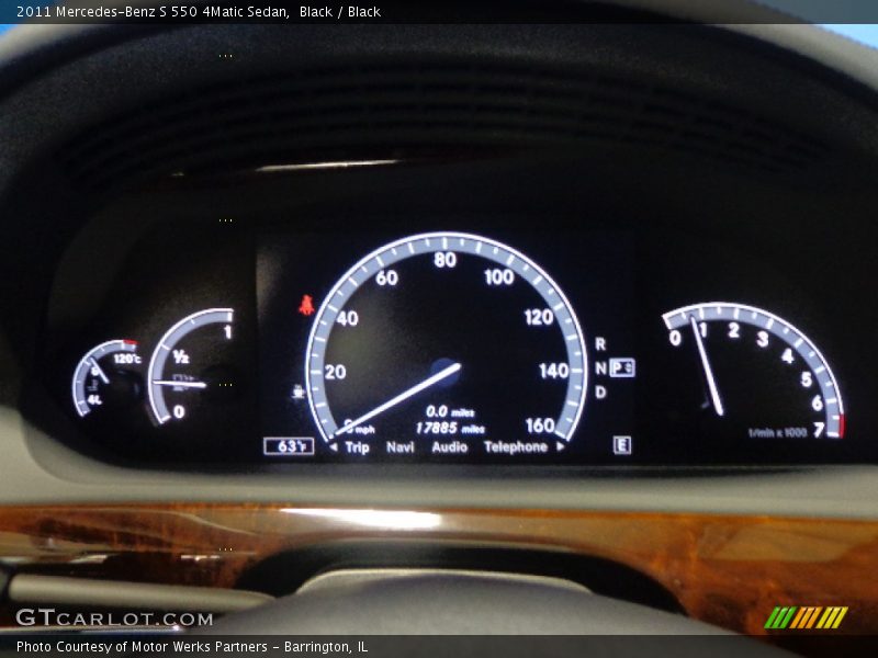 Black / Black 2011 Mercedes-Benz S 550 4Matic Sedan