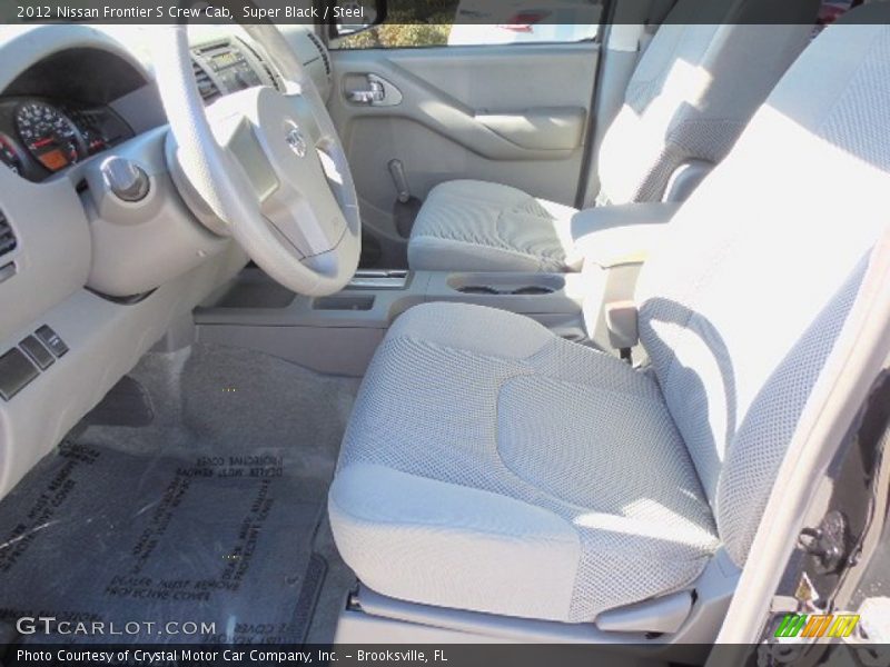 Super Black / Steel 2012 Nissan Frontier S Crew Cab