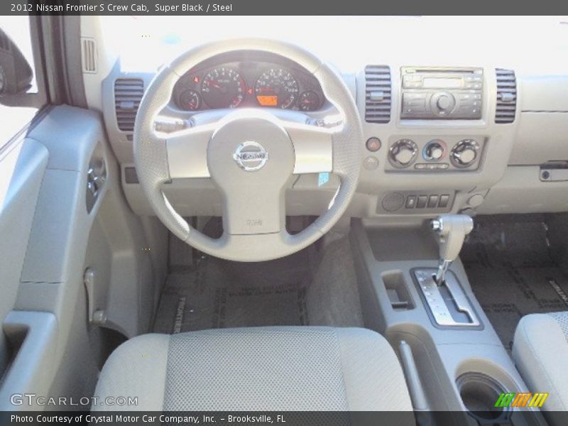Super Black / Steel 2012 Nissan Frontier S Crew Cab