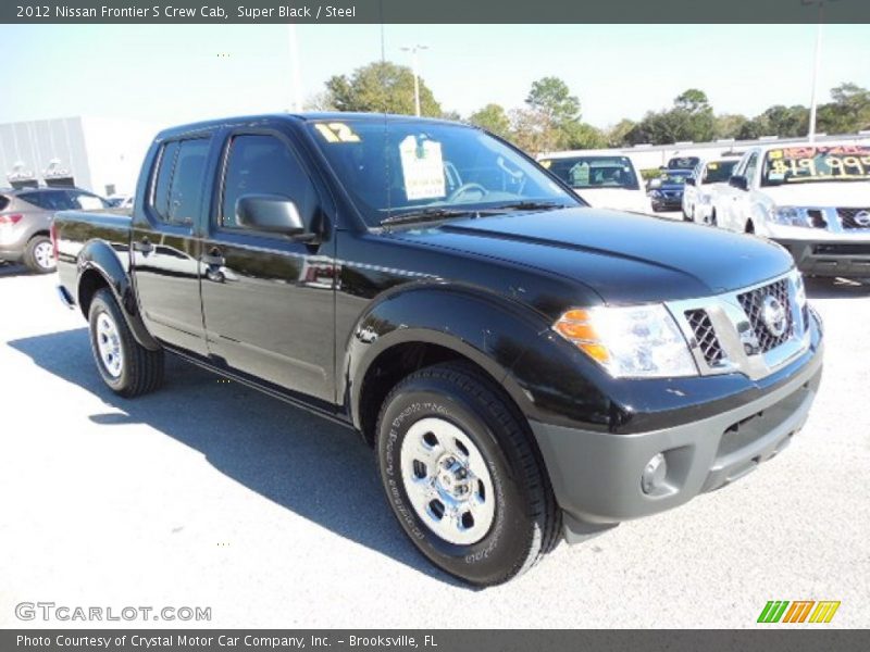 Super Black / Steel 2012 Nissan Frontier S Crew Cab