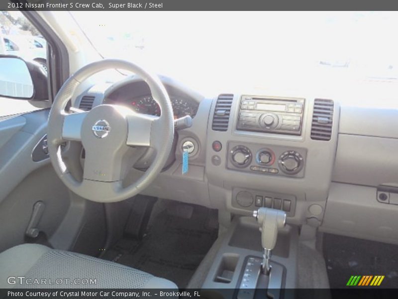 Super Black / Steel 2012 Nissan Frontier S Crew Cab