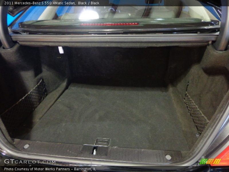 Black / Black 2011 Mercedes-Benz S 550 4Matic Sedan