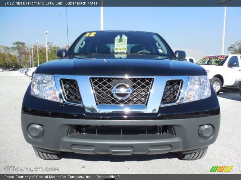 Super Black / Steel 2012 Nissan Frontier S Crew Cab