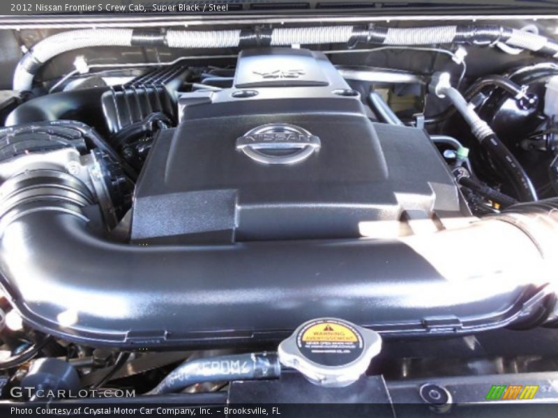 Super Black / Steel 2012 Nissan Frontier S Crew Cab