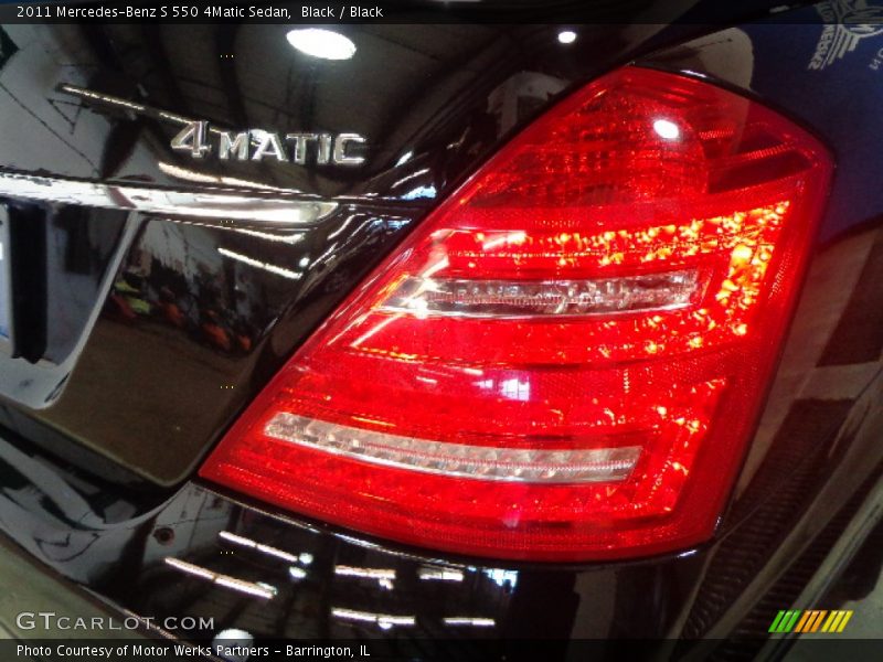 Black / Black 2011 Mercedes-Benz S 550 4Matic Sedan