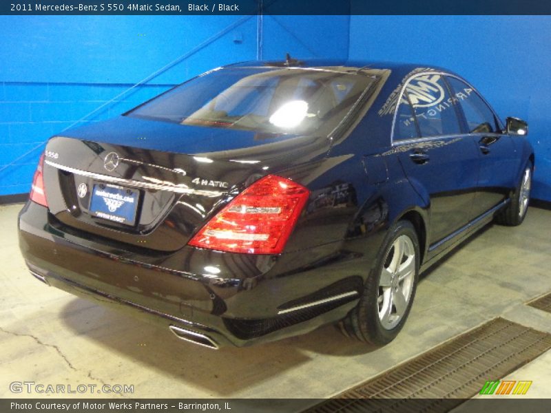 Black / Black 2011 Mercedes-Benz S 550 4Matic Sedan