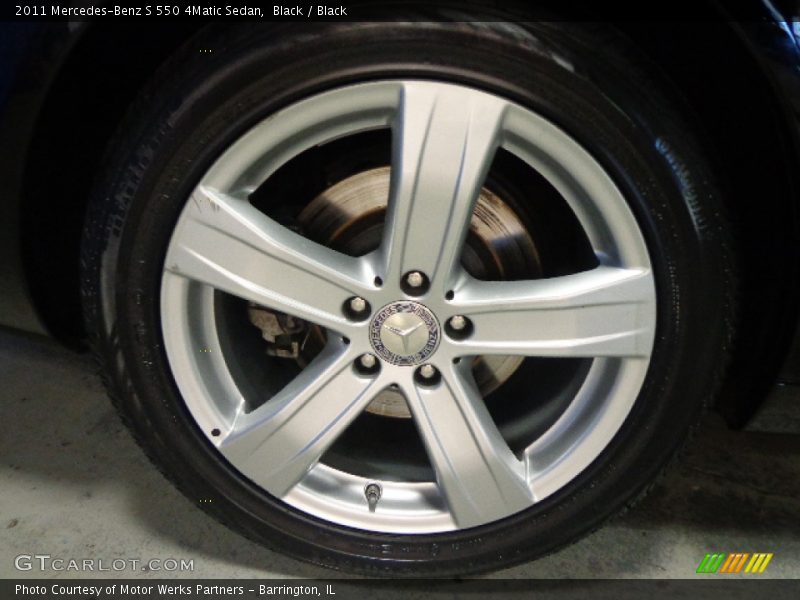 Black / Black 2011 Mercedes-Benz S 550 4Matic Sedan