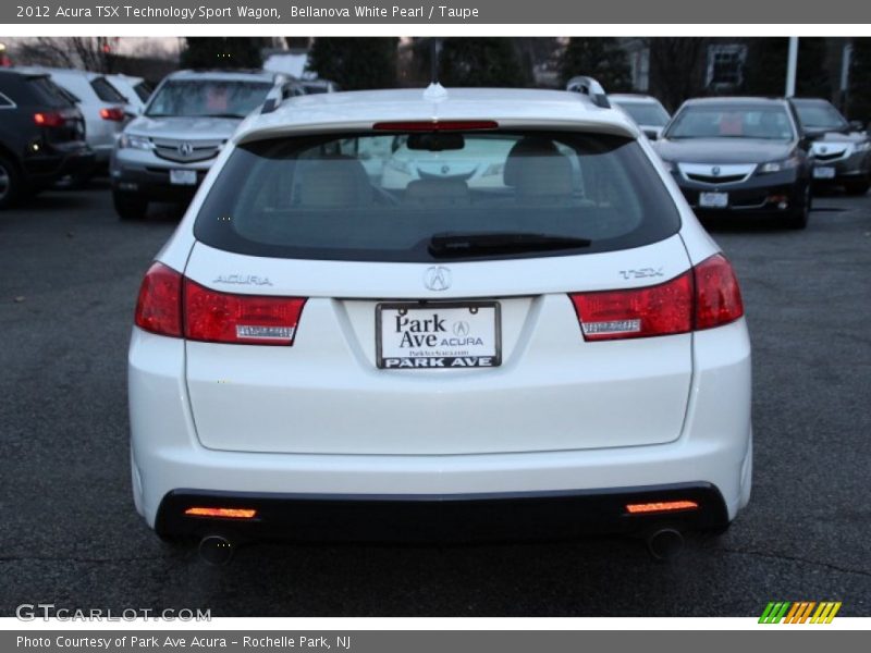 Bellanova White Pearl / Taupe 2012 Acura TSX Technology Sport Wagon