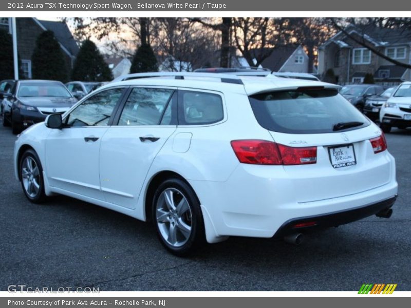 Bellanova White Pearl / Taupe 2012 Acura TSX Technology Sport Wagon
