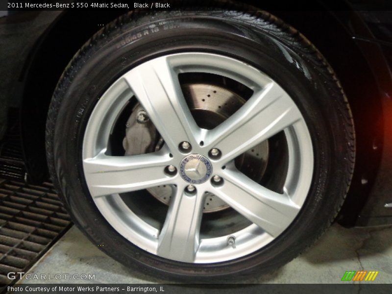 Black / Black 2011 Mercedes-Benz S 550 4Matic Sedan